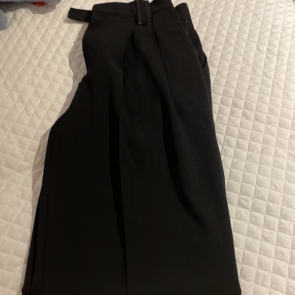 NWT Ganni black tailored heavy crepe trouser size 4 - Picture 5 of 16